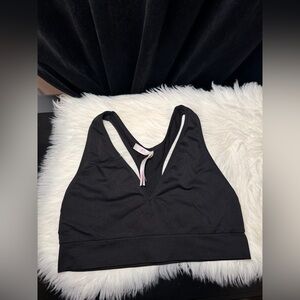 Victorias Secret Pink Black Women's Sports Bra